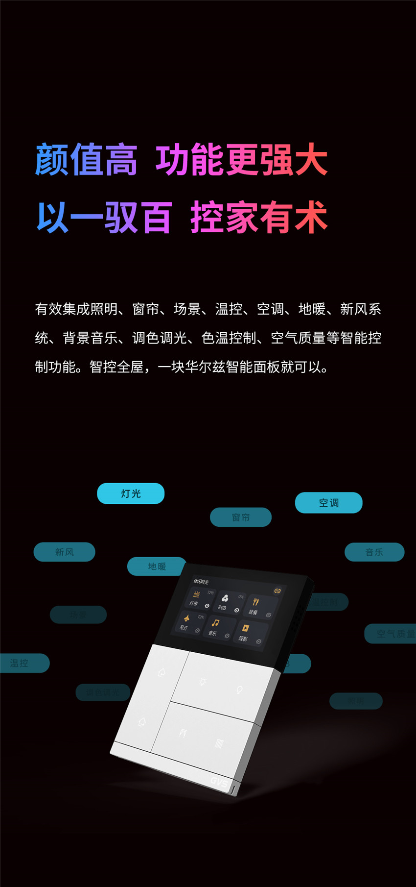 華爾茲智能觸摸面板