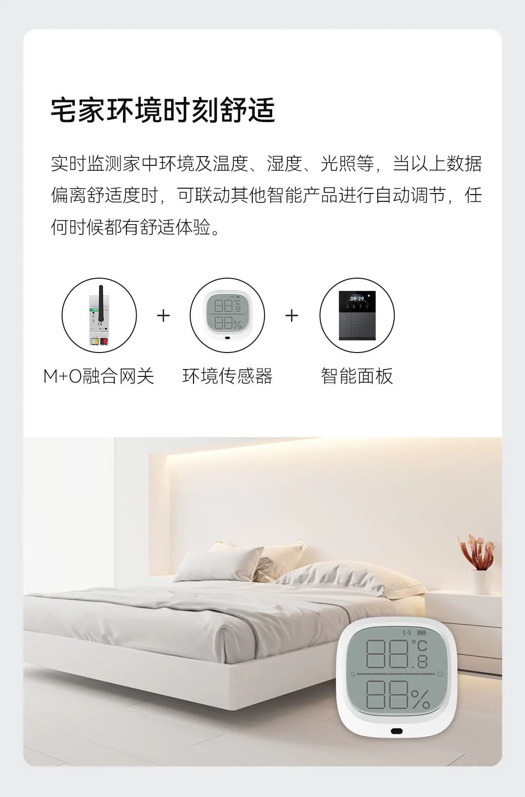 智能面板、安防傳感器